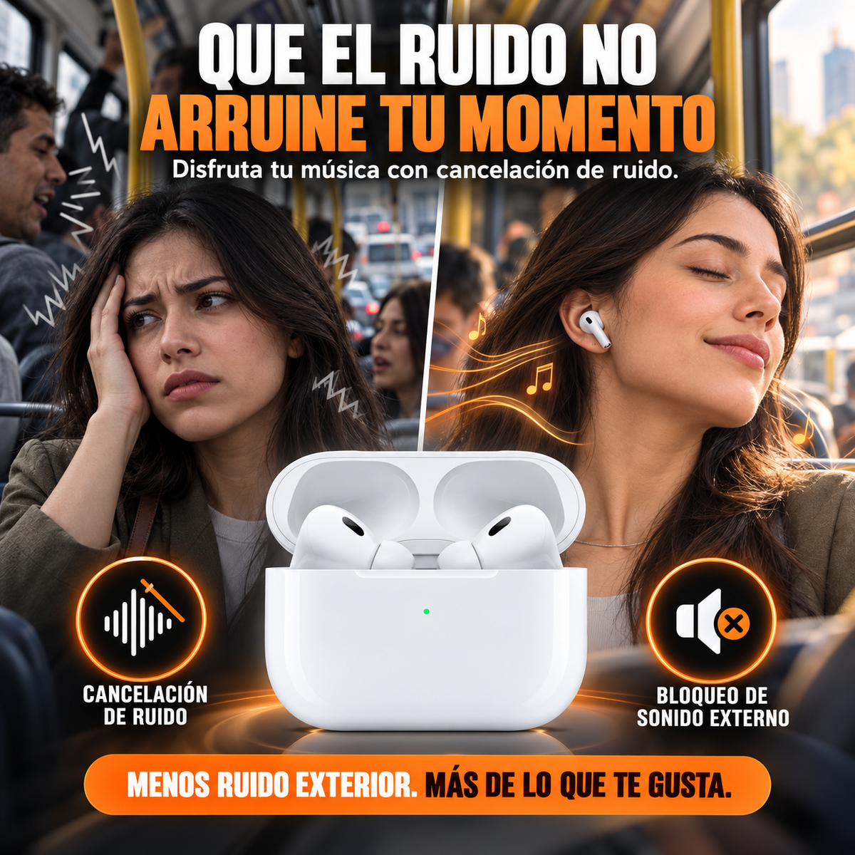 Audífonos Pro ANC 2 Con Cancelacion De Ruido + ENVIO GRATIS + REGALO