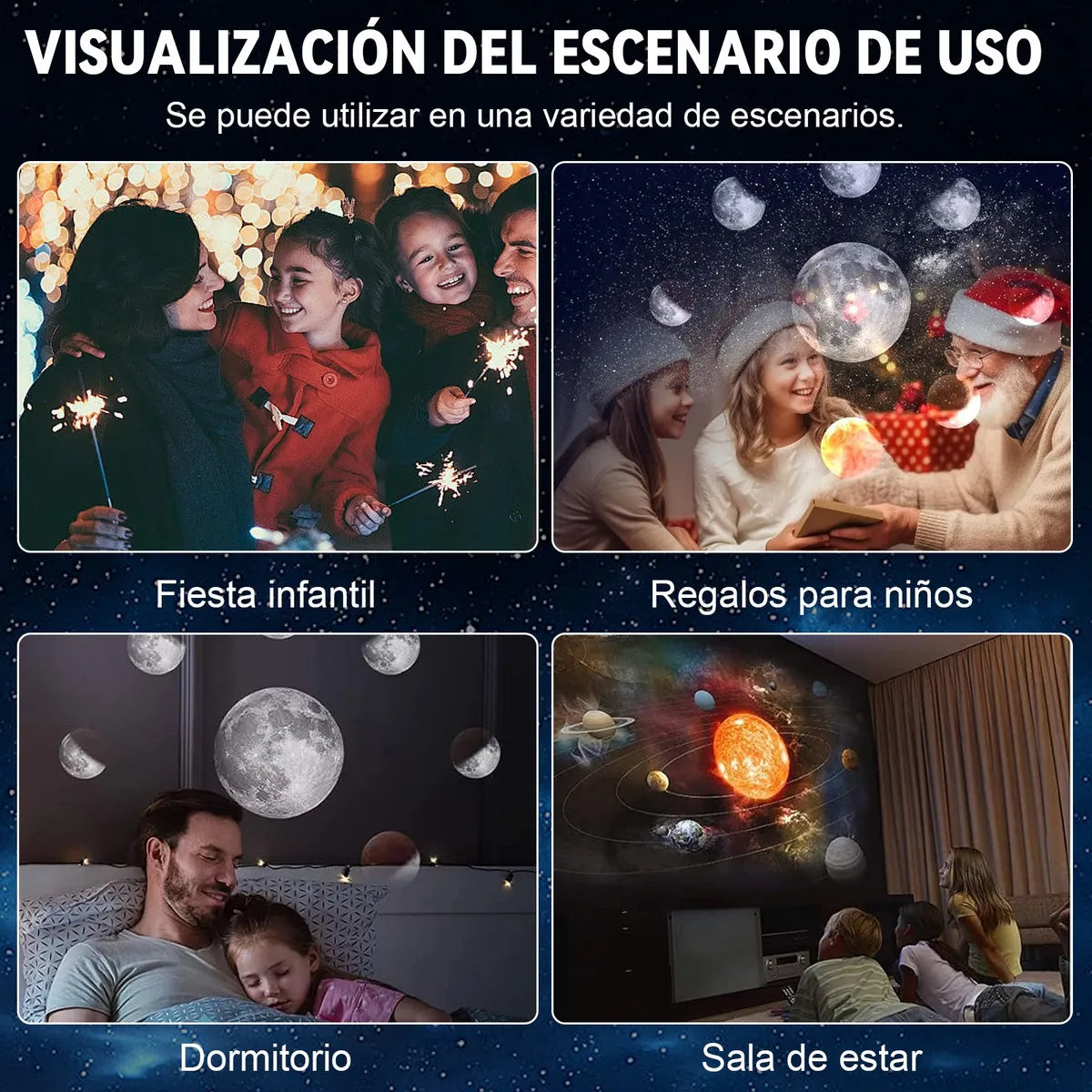 AstroLuz 360™ — Proyector de estrellas + Envio Gratis + Regalo - 50%
