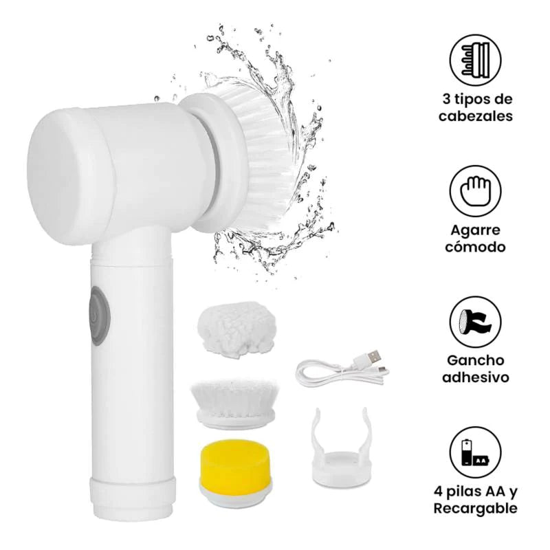SpinClean Pro™ – Cepillo Eléctrico Multifuncional