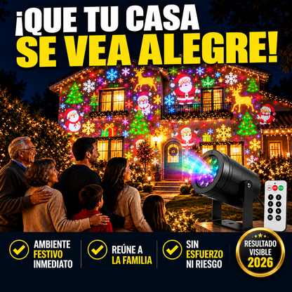 Proyector de Luces LED Navideñas + ENVIO GRATIS + REGALO