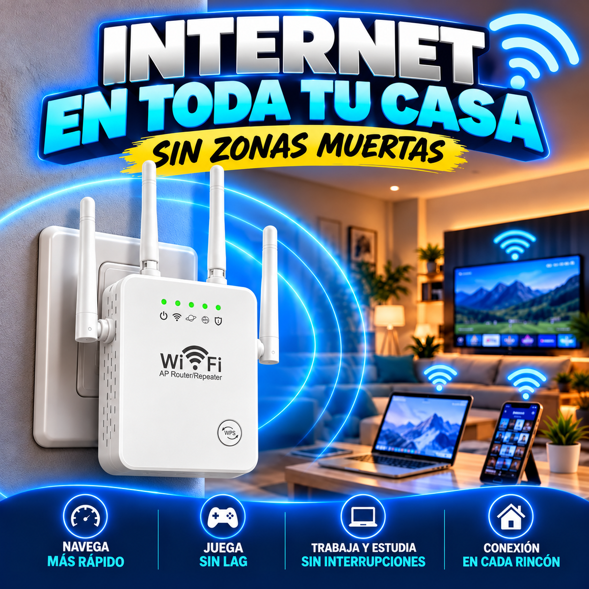 SignalMax Pro® - Señal Fuerte en toda la casa + ENVIO GRATIS + REGALO