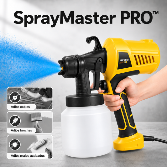 SprayMaster PRO™ - Pistola Pulverizadora Inalámbrica Profesional