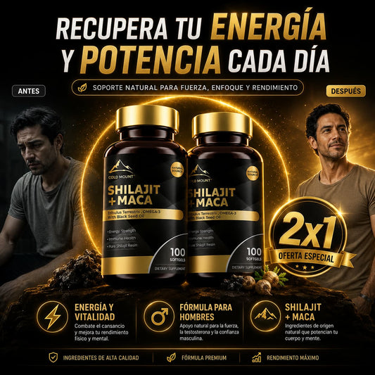 Shilajit + Maca.