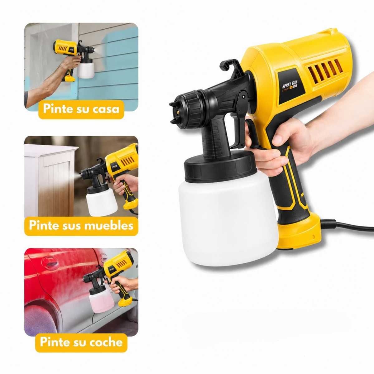 SprayMaster PRO™ - Pistola Pulverizadora Inalámbrica Profesional