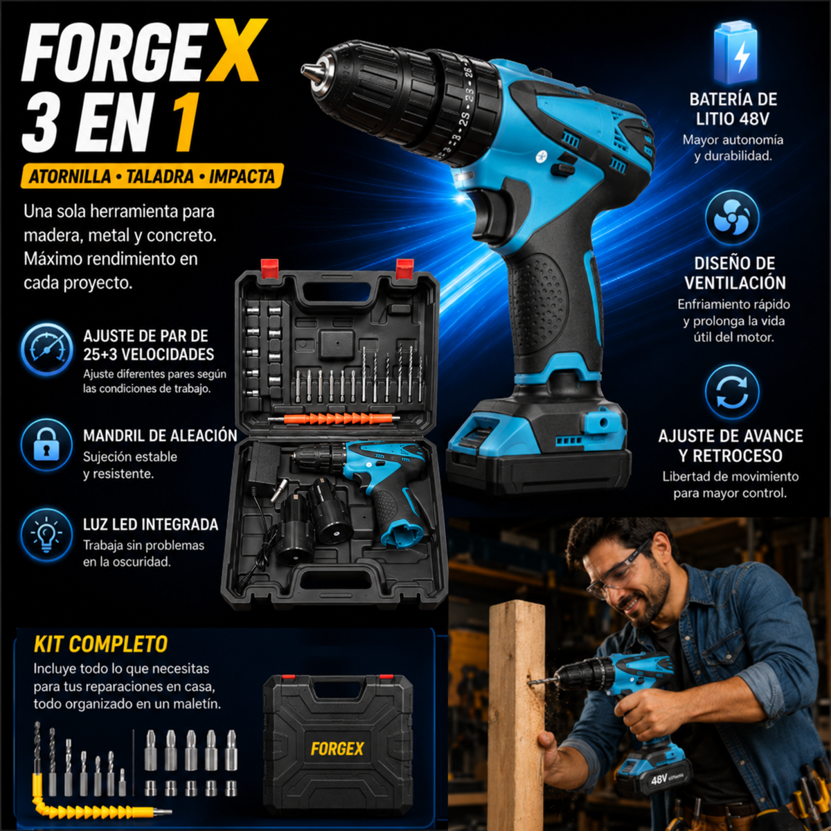 ForgeX™ | Potencia Profesional en tus Manos + ENVIO GRATIS + REGALO