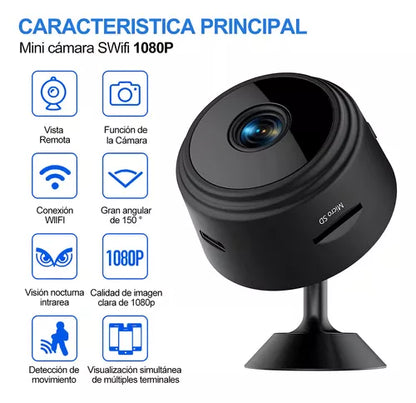 Mini Cámara Espía Full HD con Visión Nocturna – Discreta y Inalámbrica - Compre 1 y llévese 2