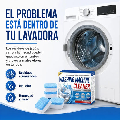 Kit 12 Pastillas Limpieza Profunda para Lavadora + Envio Gratis + Regalo