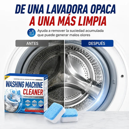 Kit 12 Pastillas Limpieza Profunda para Lavadora + Envio Gratis + Regalo