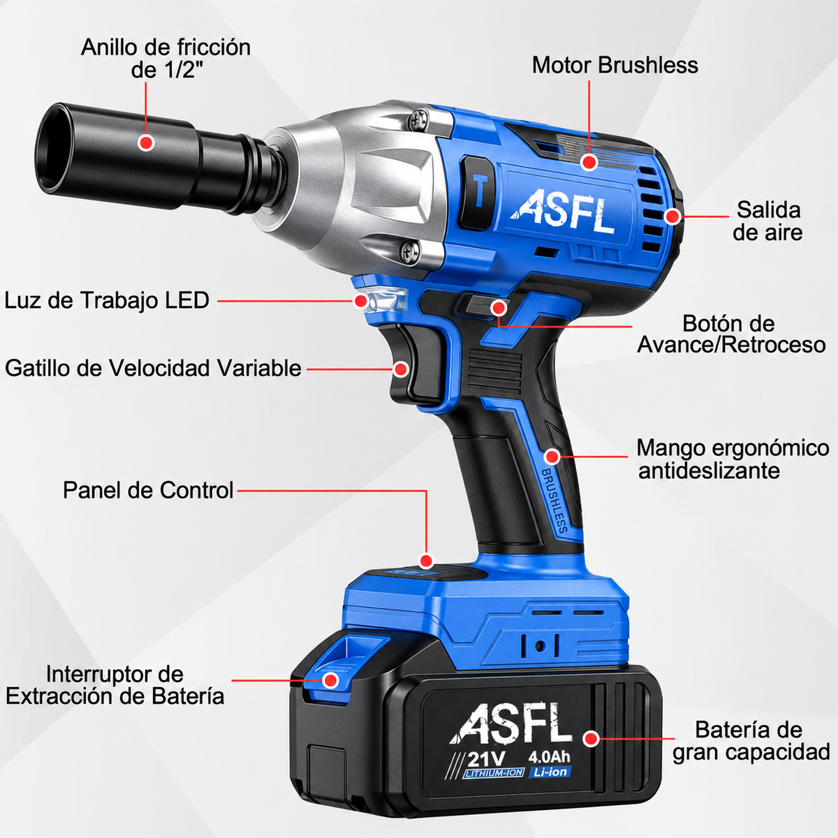 PowerImpact™ New | Llave De Impacto 600nm - Potencia Real, Versatilidad Total 🔧