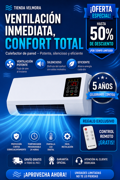 DualTemp Ventilax — Adiós al Calor, Adiós a las Facturas Caras  50% + Regalo + Envio Gratis