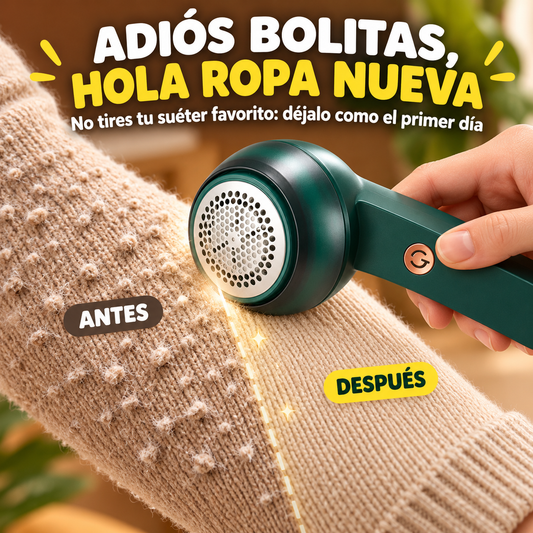 Removedor de Pelusas Eléctrico – Adiós Bolitas + ENVIO GRATIS + REGALO