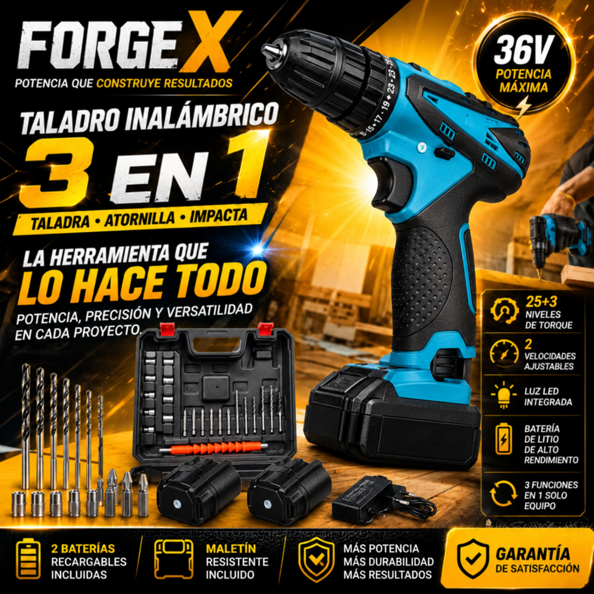 ForgeX™ | Potencia Profesional en tus Manos + ENVIO GRATIS + REGALO