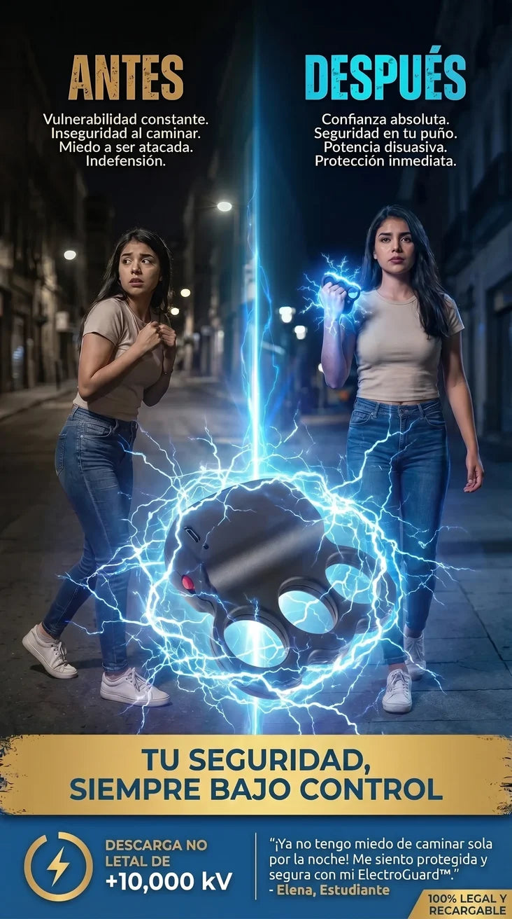 Manopla Taser ElectroGuard™ Más Regalo + ENVIO GRATIS + REGALO